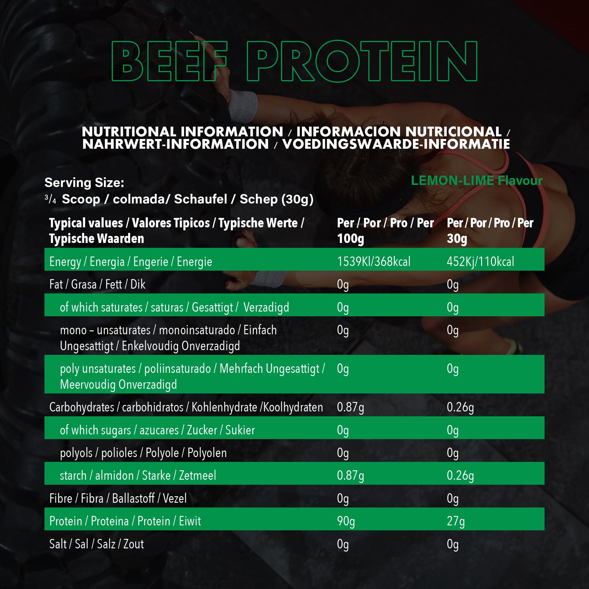 NXT Nutrition Beef Protein Isolate 540g