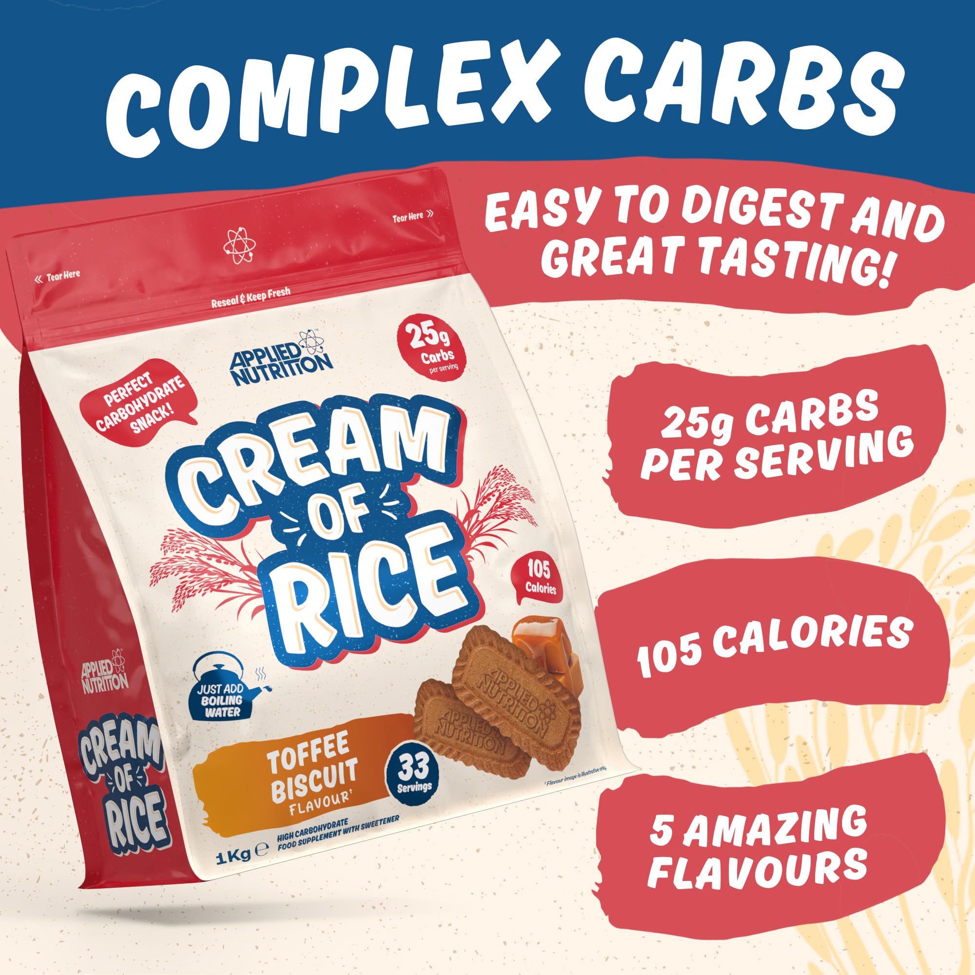 Applied Nutrition Cream Of Rice - Cream of Rice Powder
