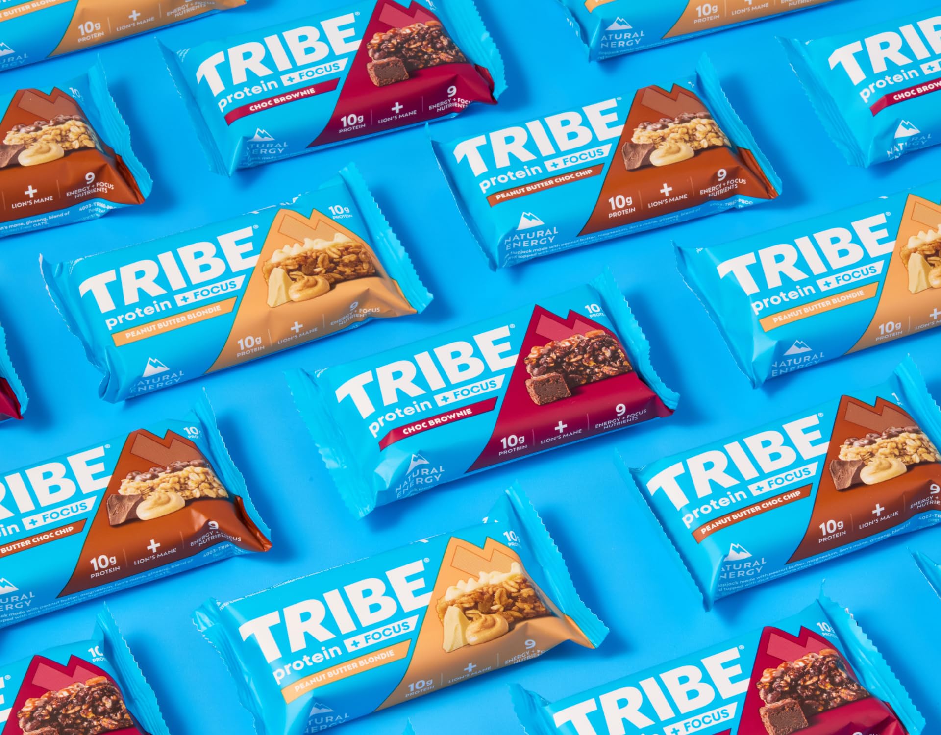 Tribe Protein + Focus Flapjack - Protein Flapjacks