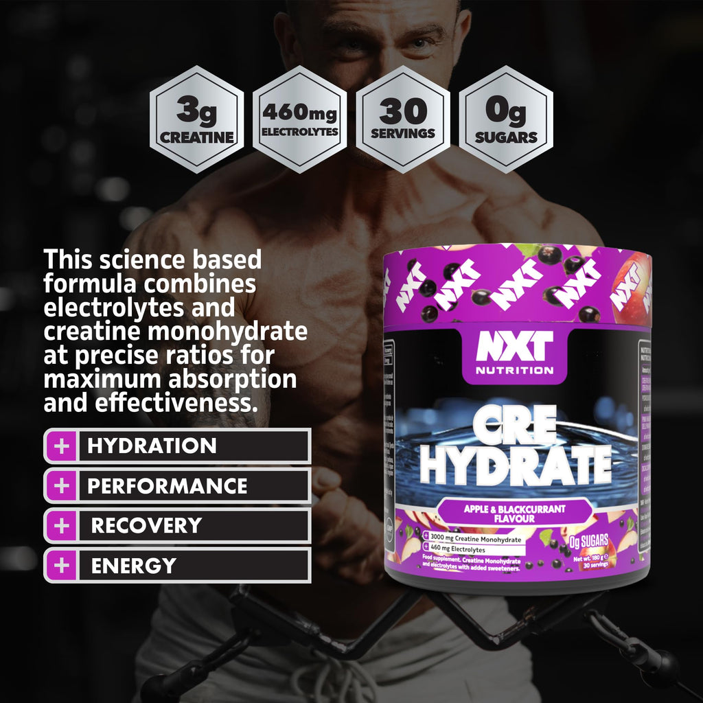 NXT Nutrition CRE Hydrate 180g