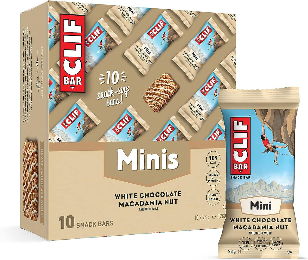 CLIF Bar Mini - 10x28g / White Chocolate Macadamia Nut - Energy Bars
