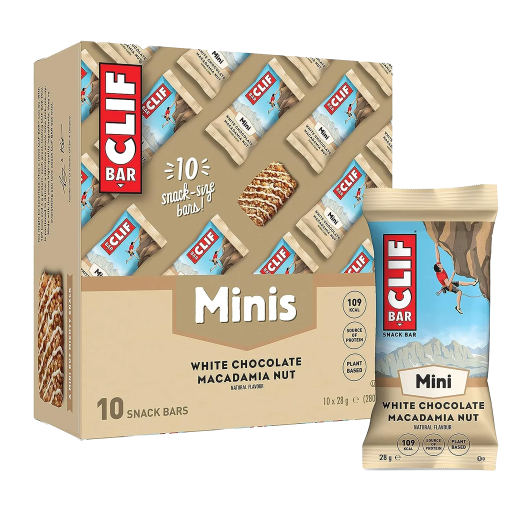 CLIF Bar Mini - 10x28g / White Chocolate Macadamia Nut - Energy Bars