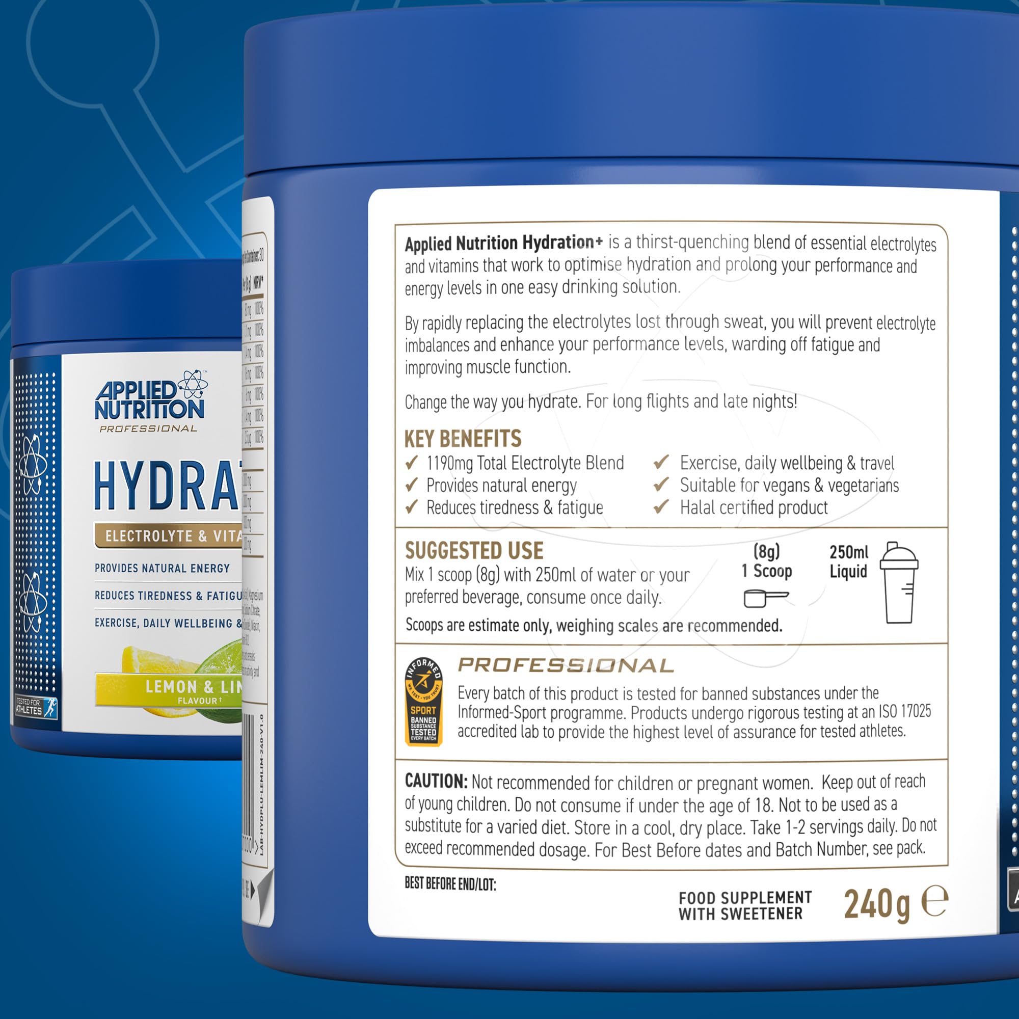 Applied Nutrition Hydration Powder - Sports & Energy Drink Mixes