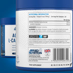 Applied Nutrition Acetyl L-Carnitine 300g - 150g / Unflavoured - Carnitine Capsules