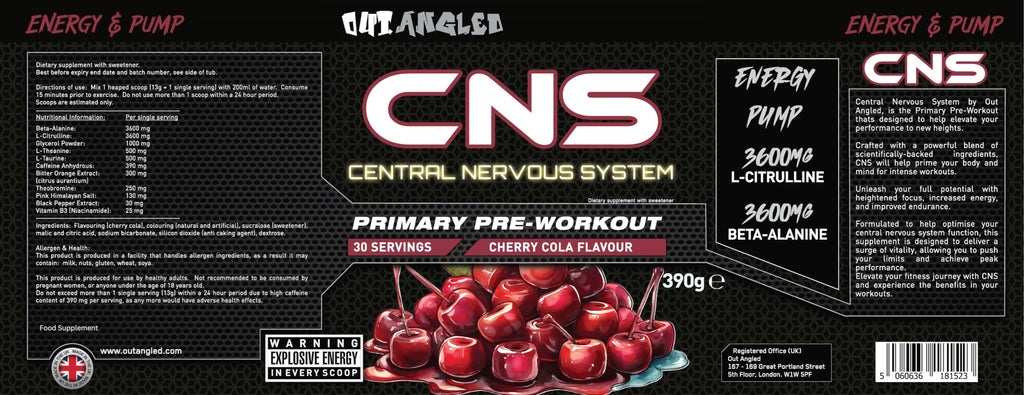 Outangled CNS - Pre-Workout Powder