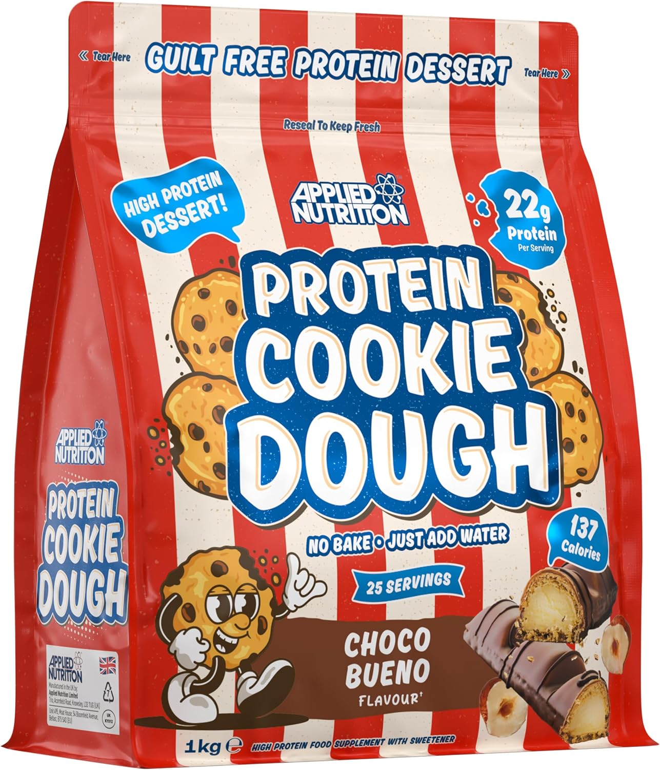 Applied Nutrition Protein Cookie Dough - 1kg / Choco Bueno - Protein Cookie Dough Powder