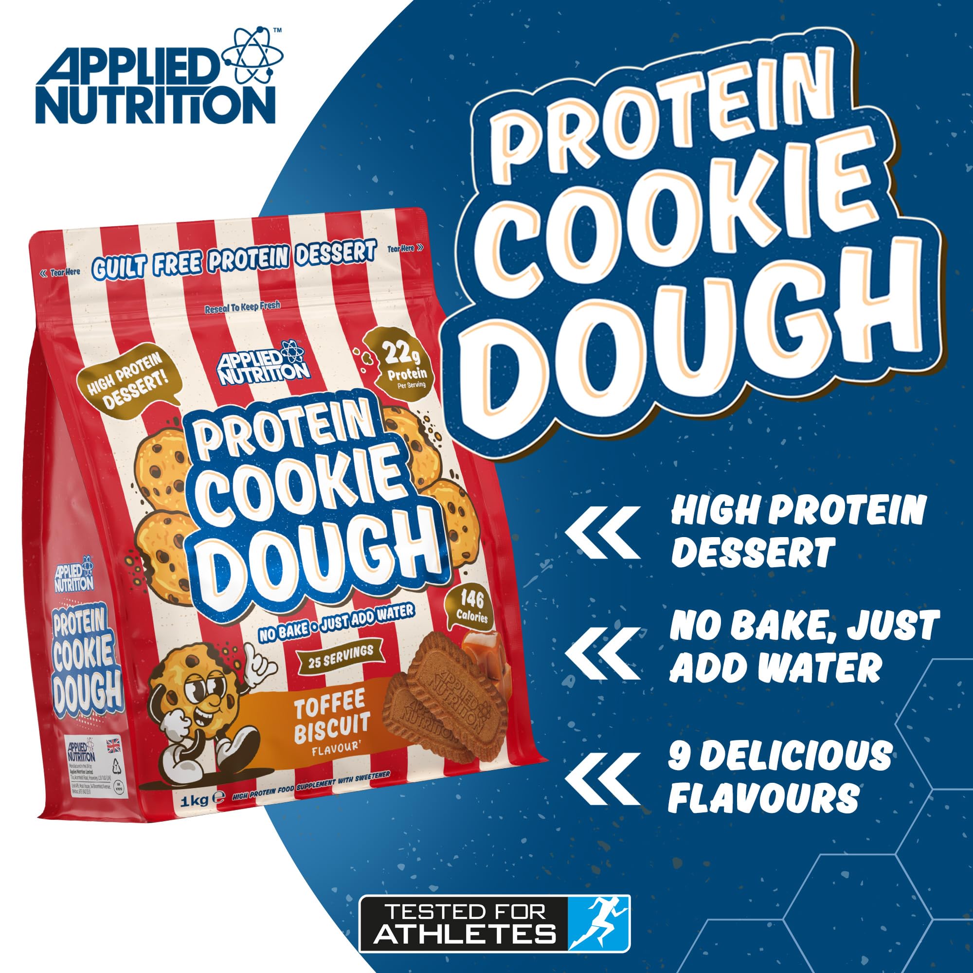 Applied Nutrition Protein Cookie Dough - Protein Cookie Dough Powder