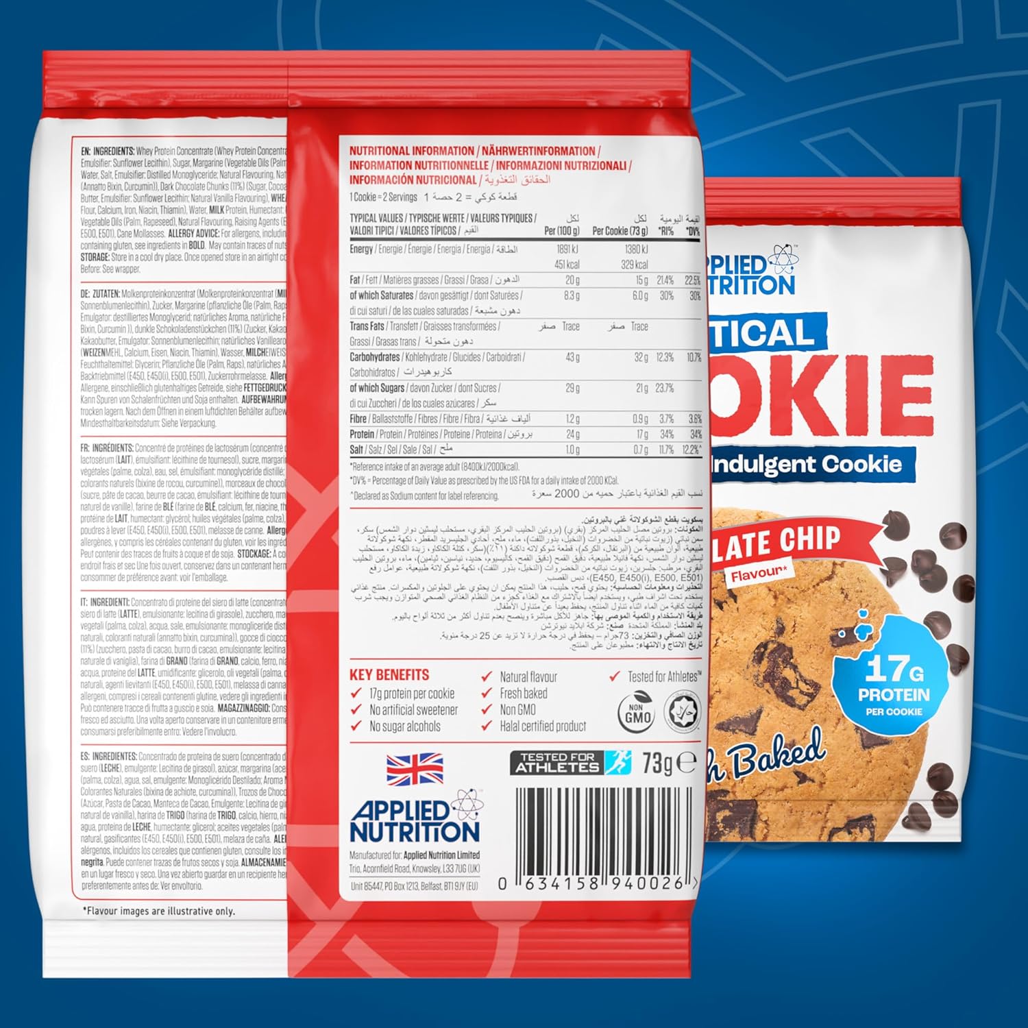 Applied Nutrition Critical Cookie - Protein Cookies