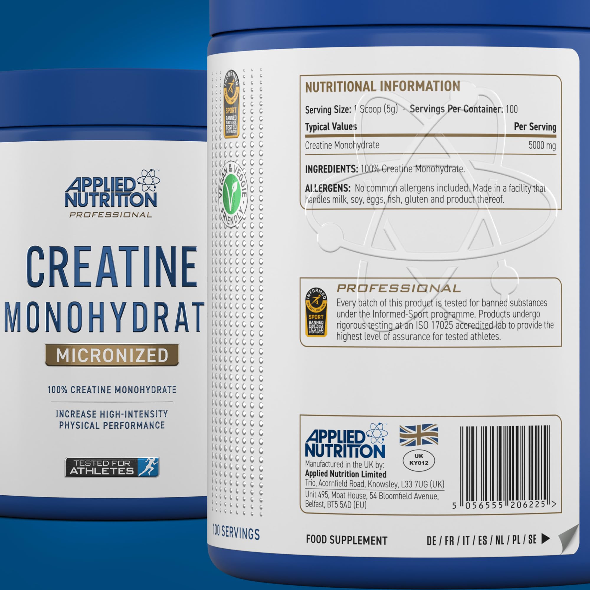 Applied Nutrition Creatine Monohydrate - Creatine Powder