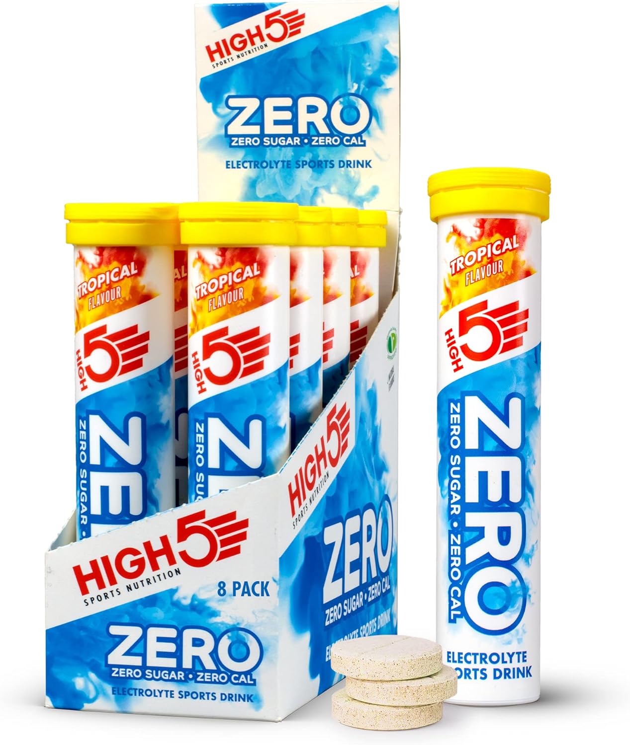 HIGH5 Zero - 8x20 Tabs / Tropical - Hydration Tablets