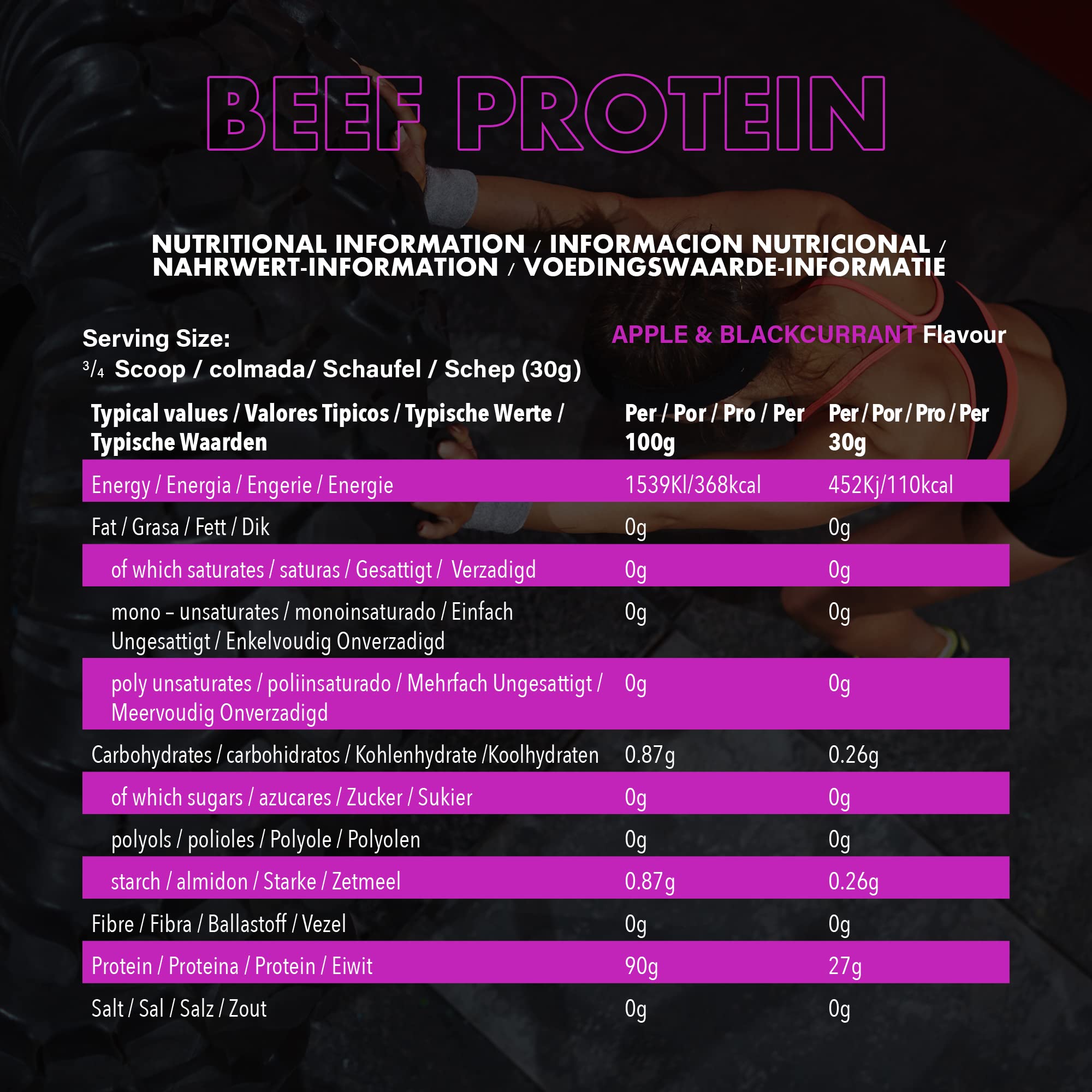 NXT Nutrition Beef Protein Isolate 1.8kg
