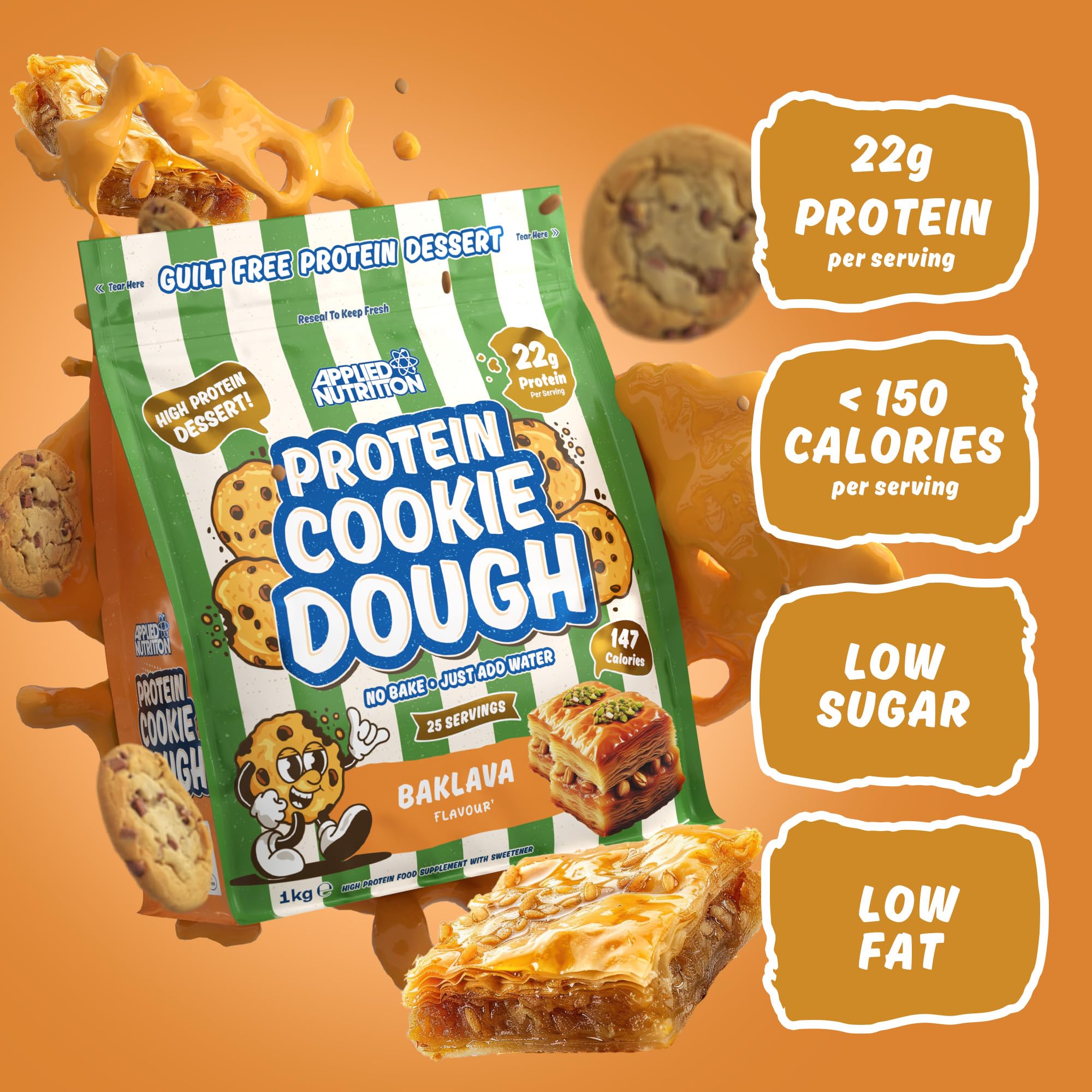 Applied Nutrition Protein Cookie Dough - Protein Cookie Dough Powder