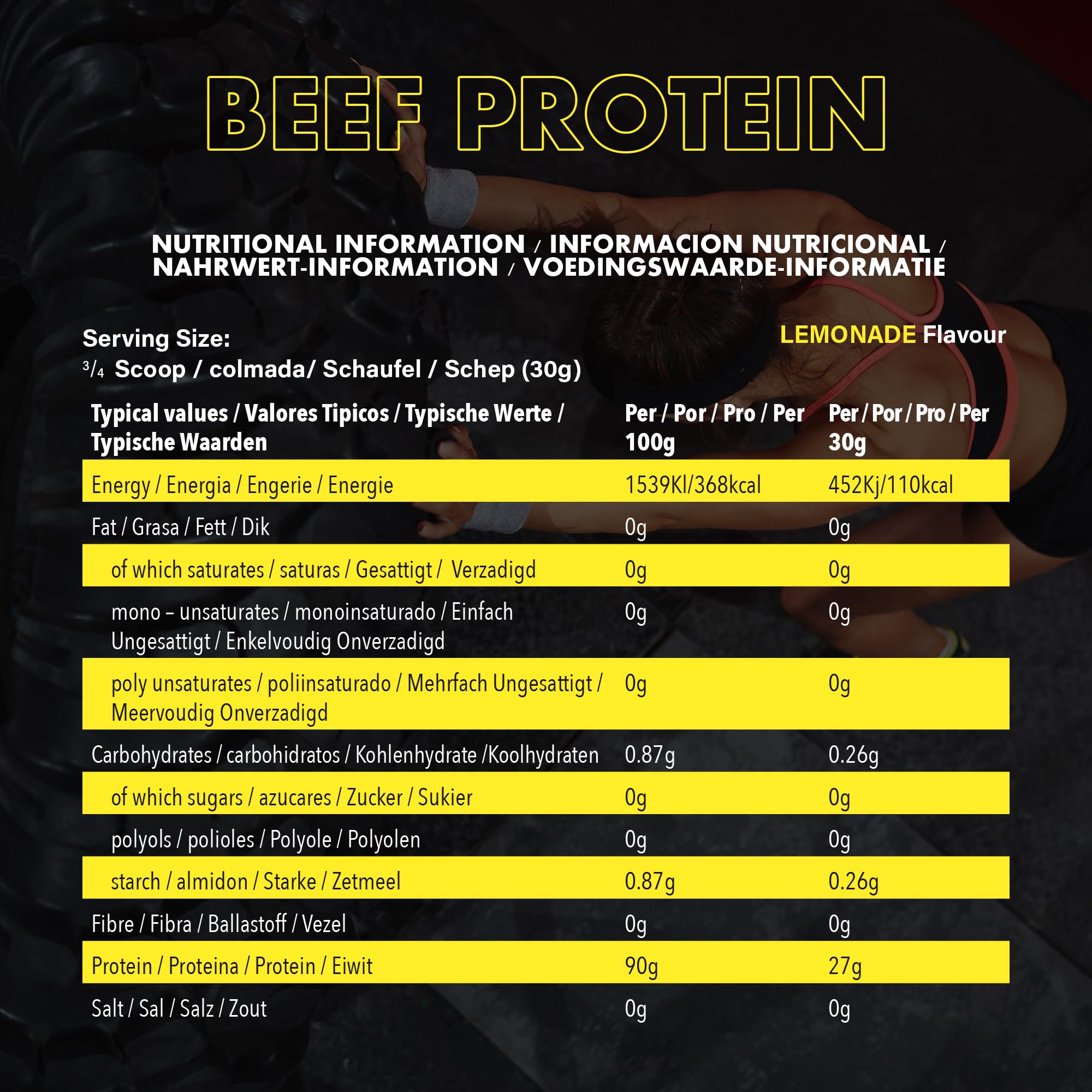 NXT Nutrition Beef Protein Isolate 540g