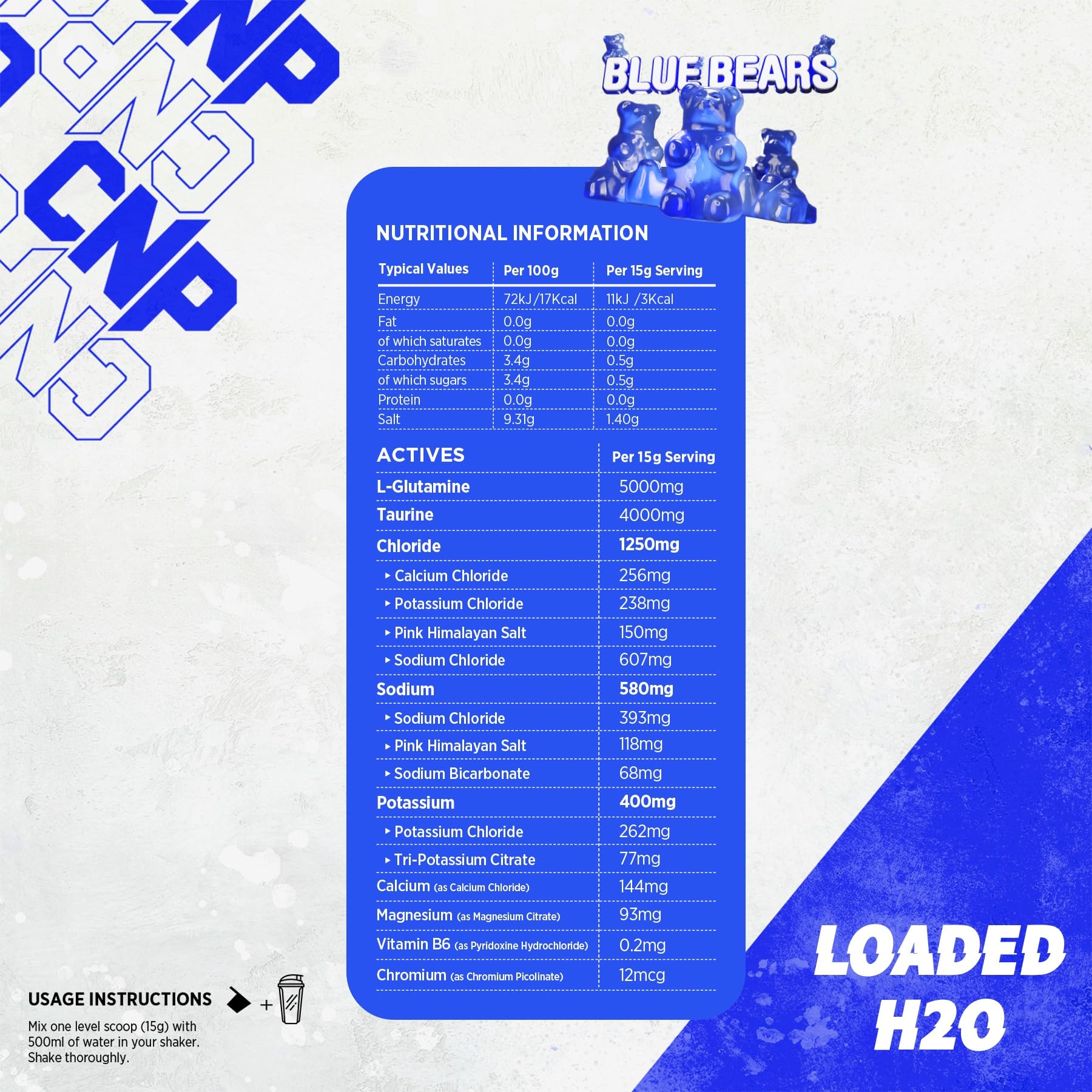 CNP Loaded H2O - Hydration Tabs
