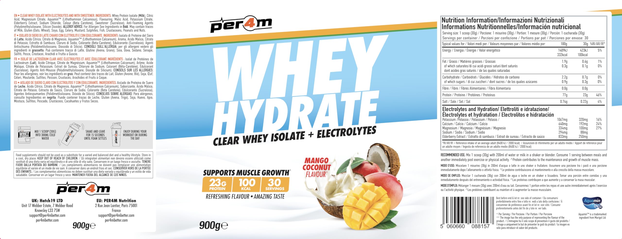 Per4m Whey Hydrate