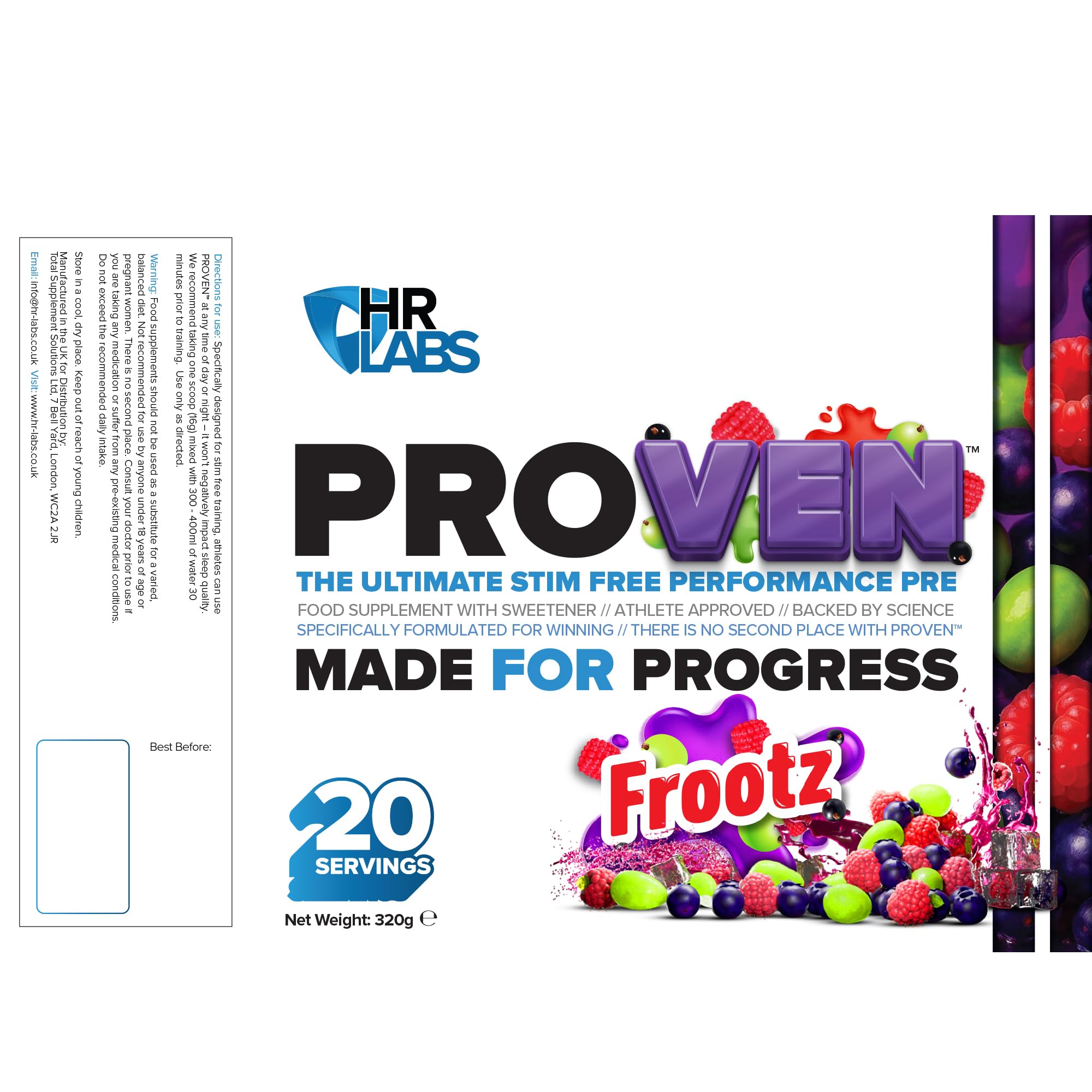 HR Labs Proven - Pre-Workout