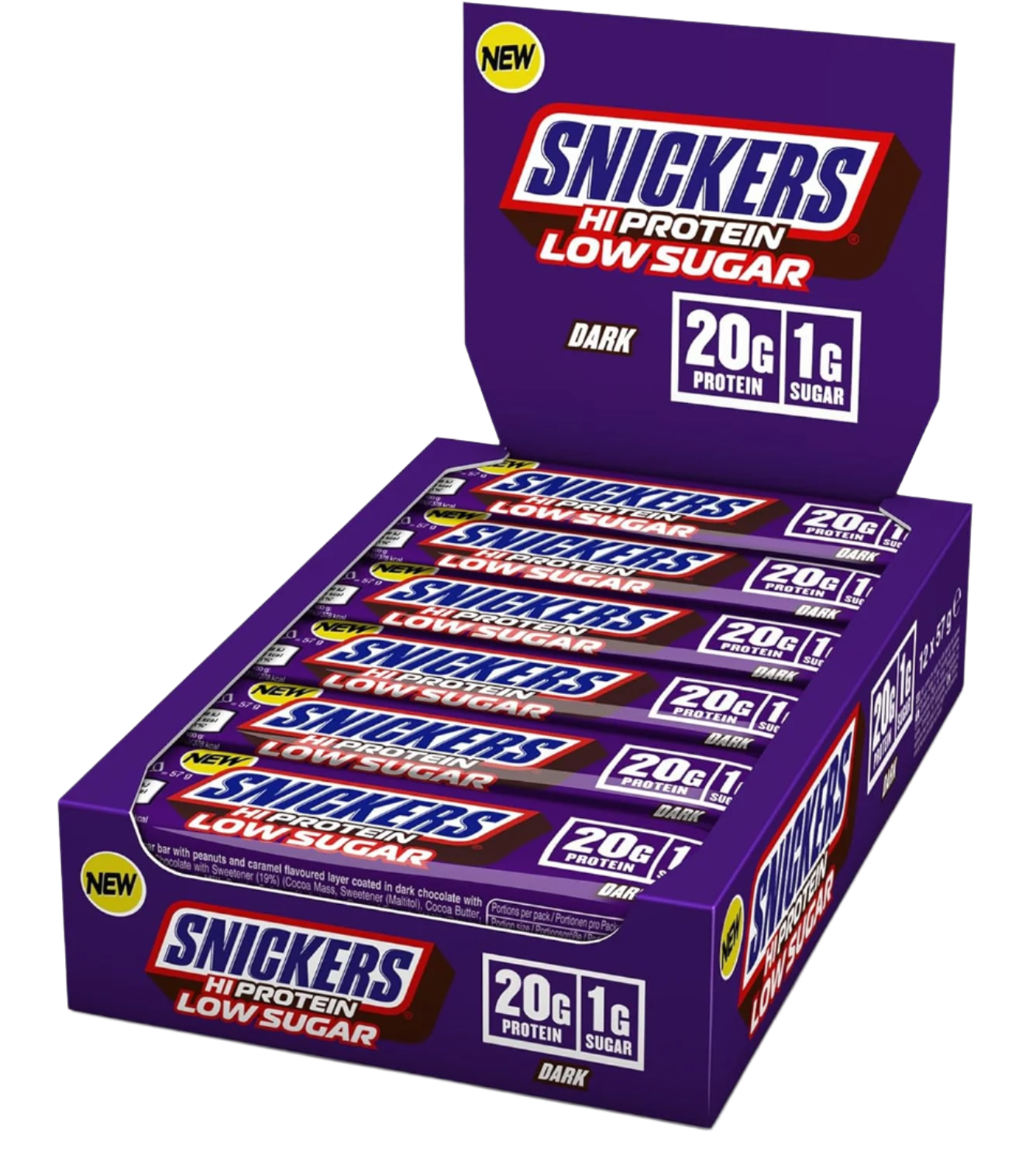 Snickers Low Sugar Protein Bar - Protein Bars