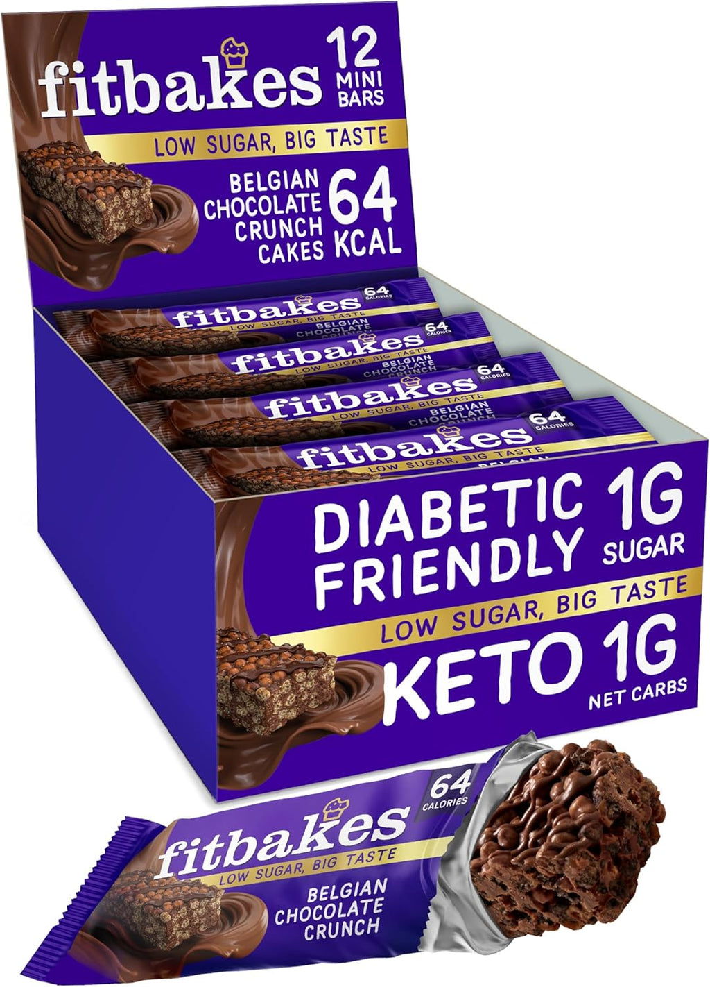 Fitbakes Crunch Bar 12x19g