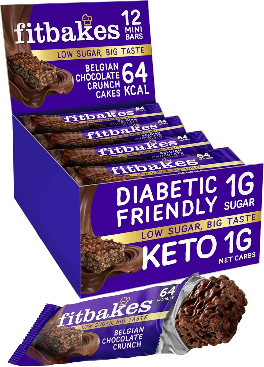 Fitbakes Crunch Bar 12x19g