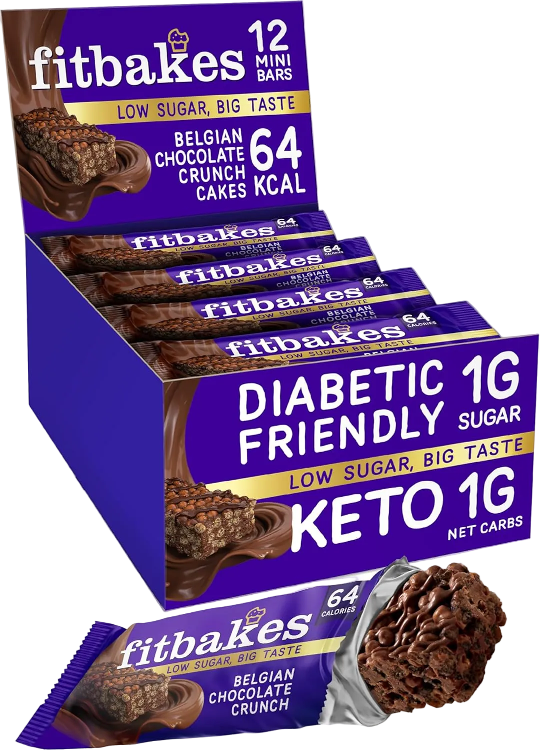 Fitbakes Crunch Bar 12x19g