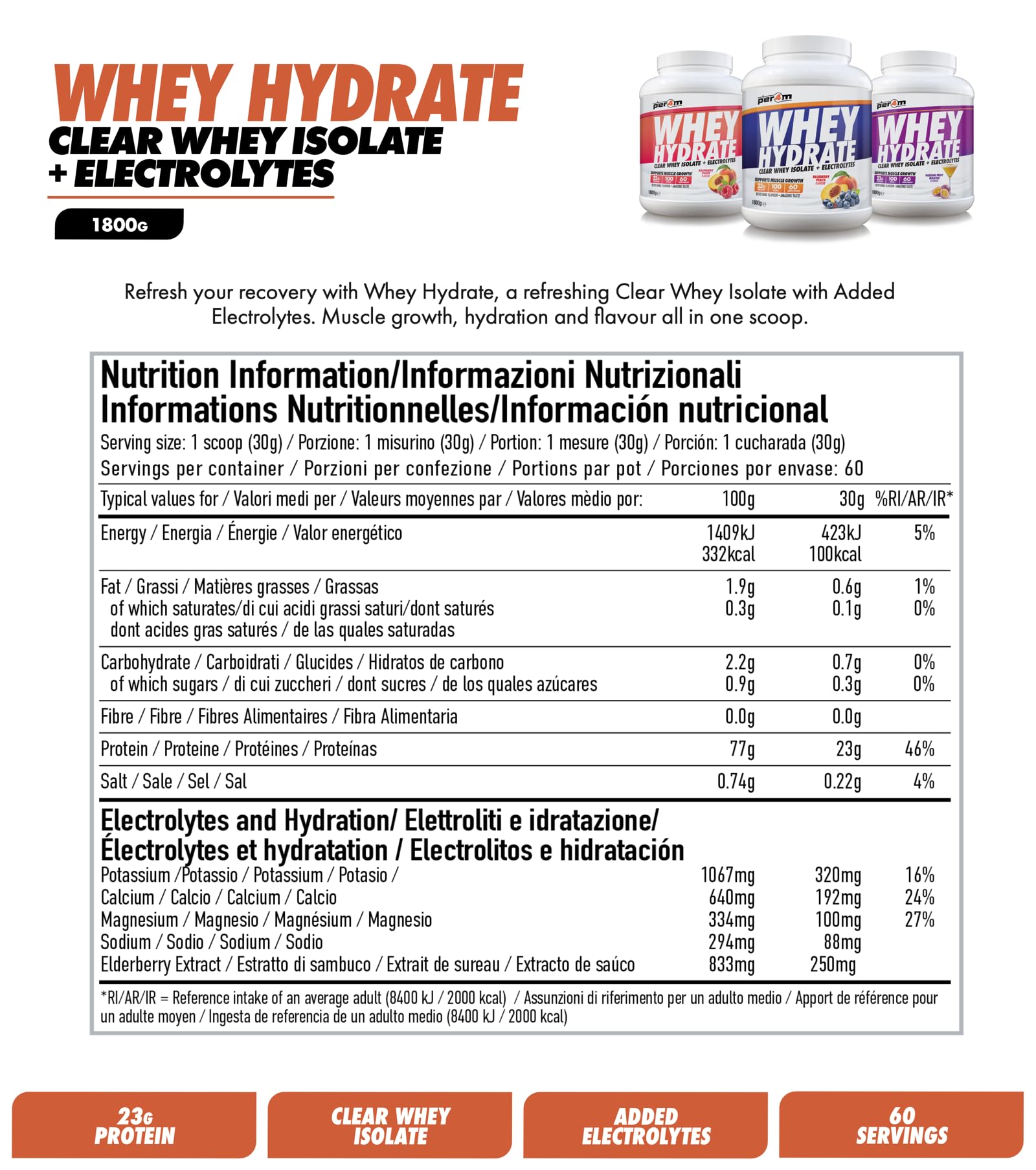 Per4m Whey Hydrate