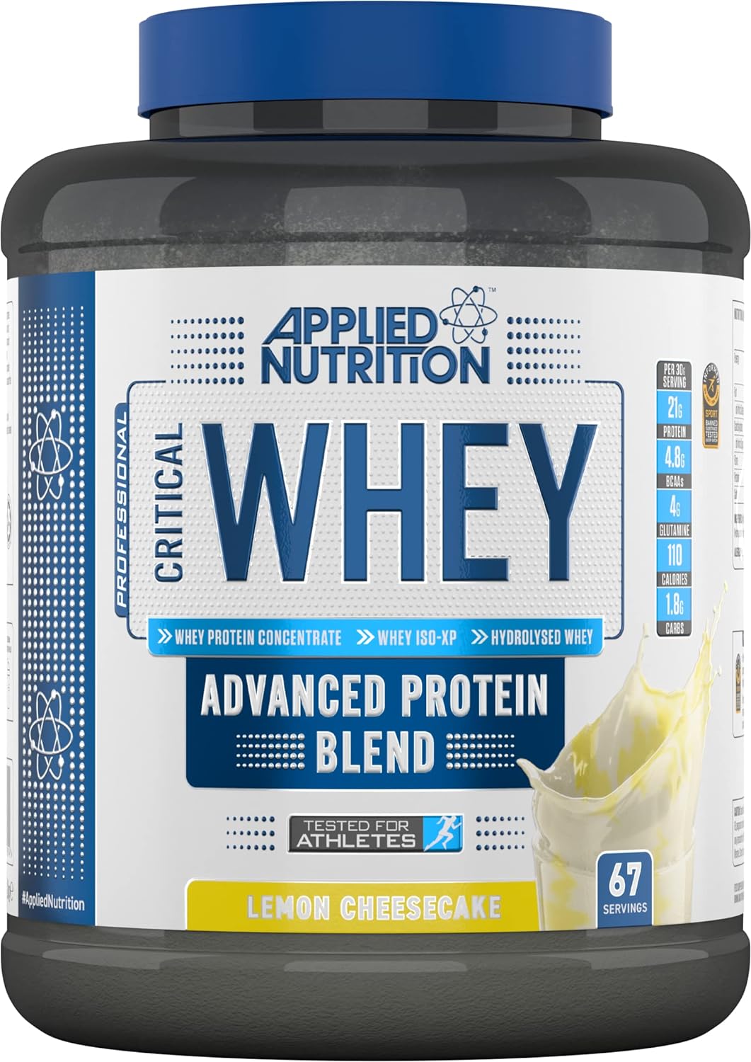 Applied Nutrition Critical Whey - 2kg / Lemon Cheesecake - Whey Protein Powder