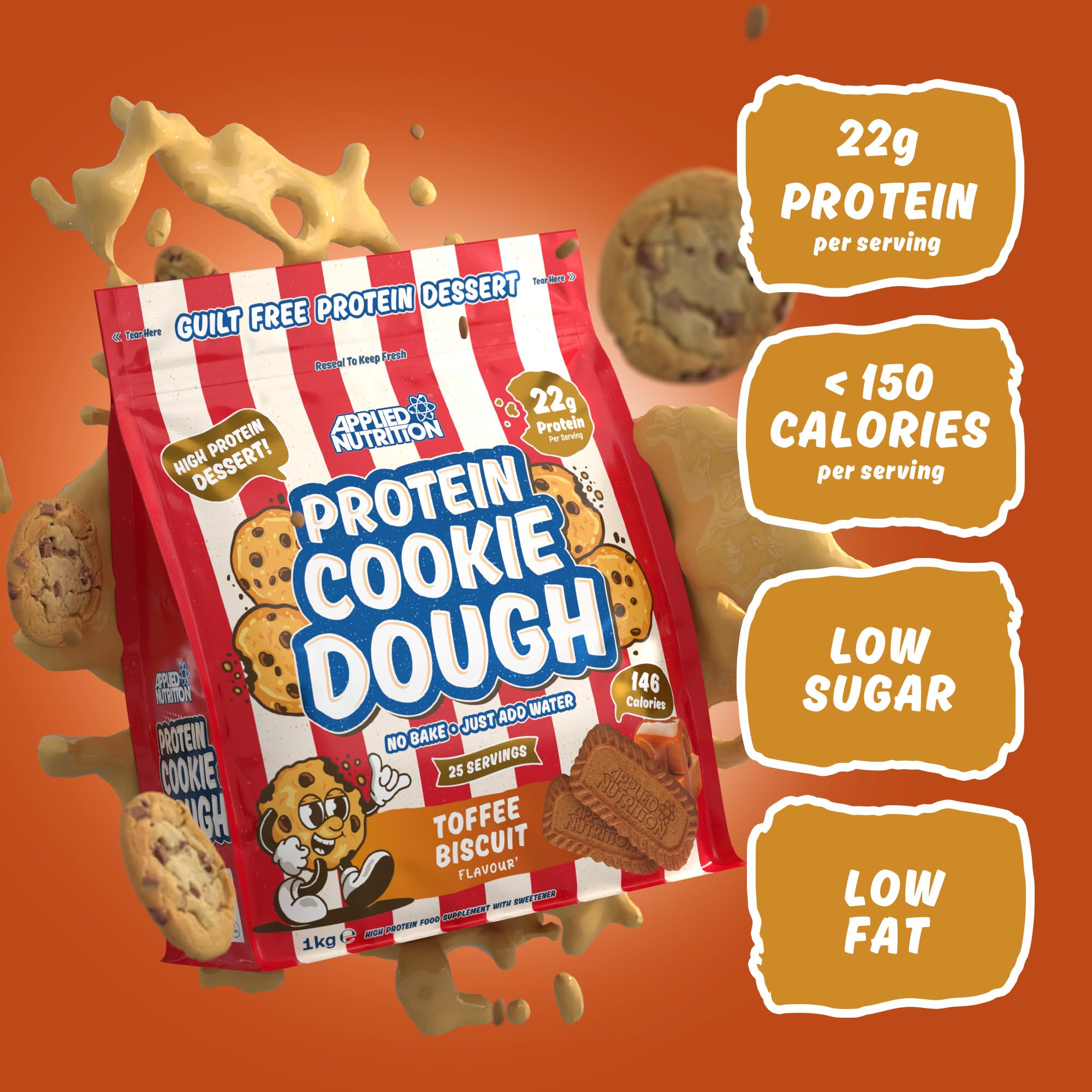 Applied Nutrition Protein Cookie Dough - Protein Cookie Dough Powder