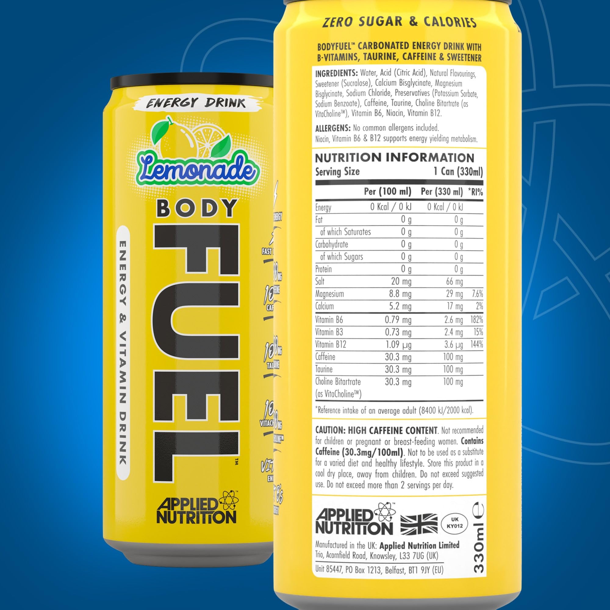 Applied Nutrition Body Fuel Energy Can