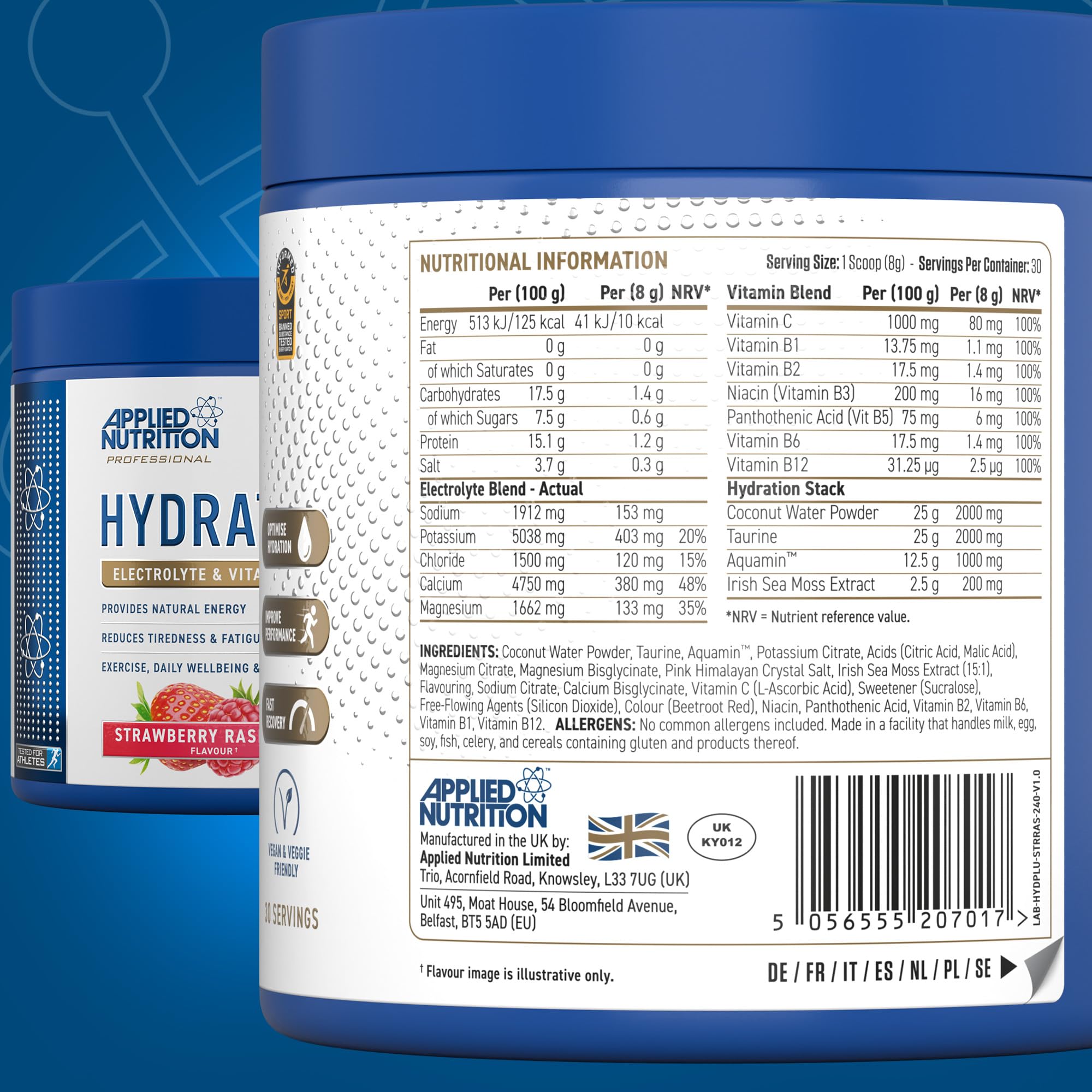 Applied Nutrition Hydration Powder - Sports & Energy Drink Mixes