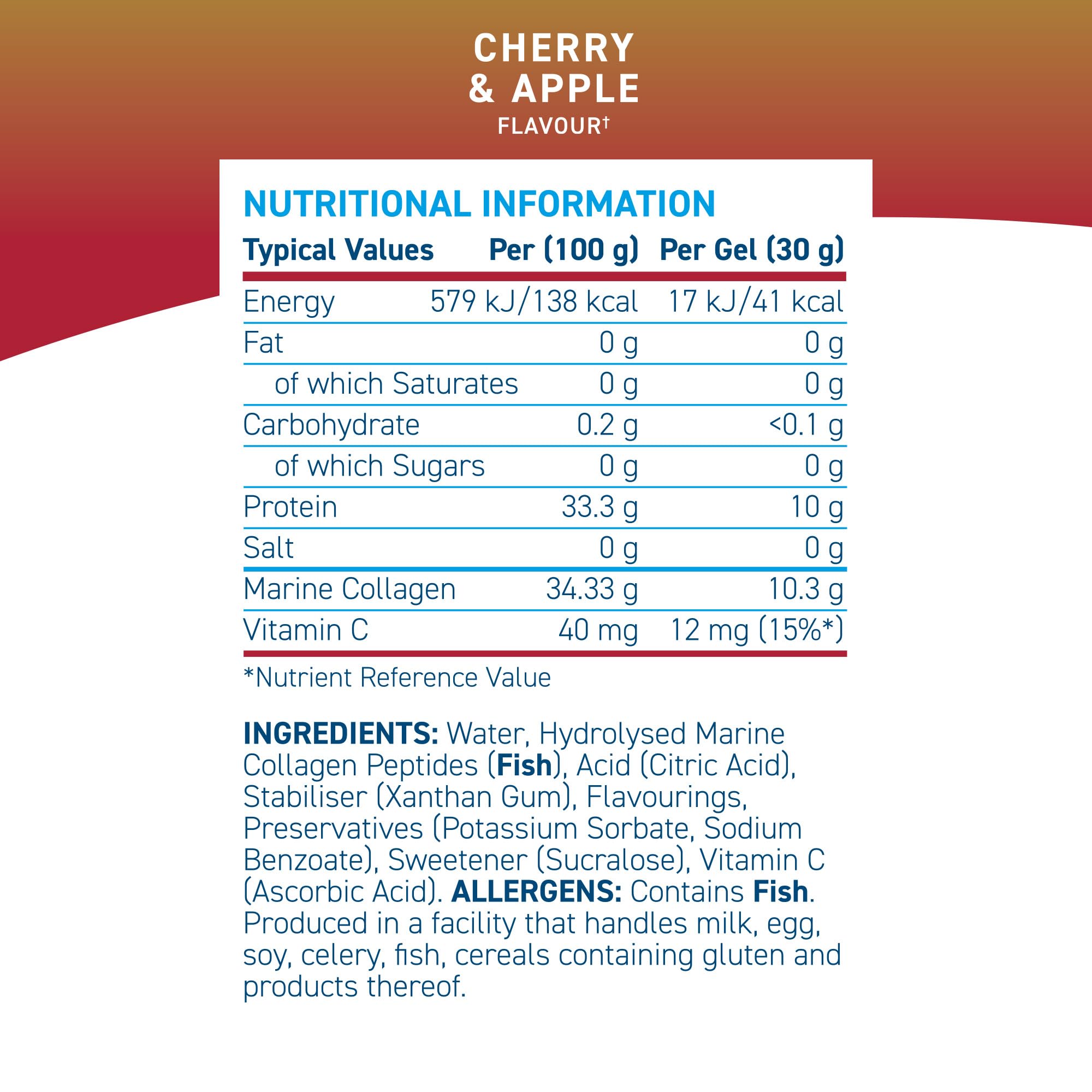 Applied Nutrition Marine Collagen Gels - Halal