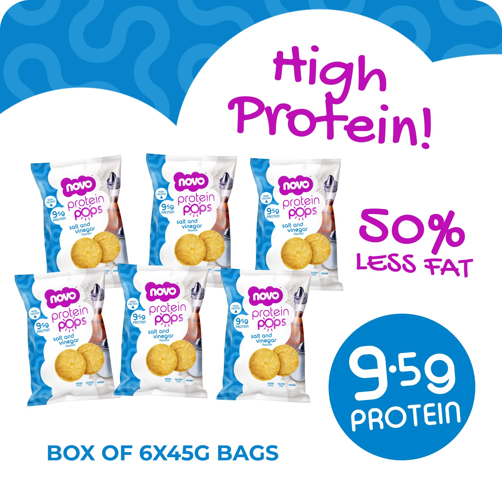 Novo Nutrition Novo Protein Pops - Protein Crisps
