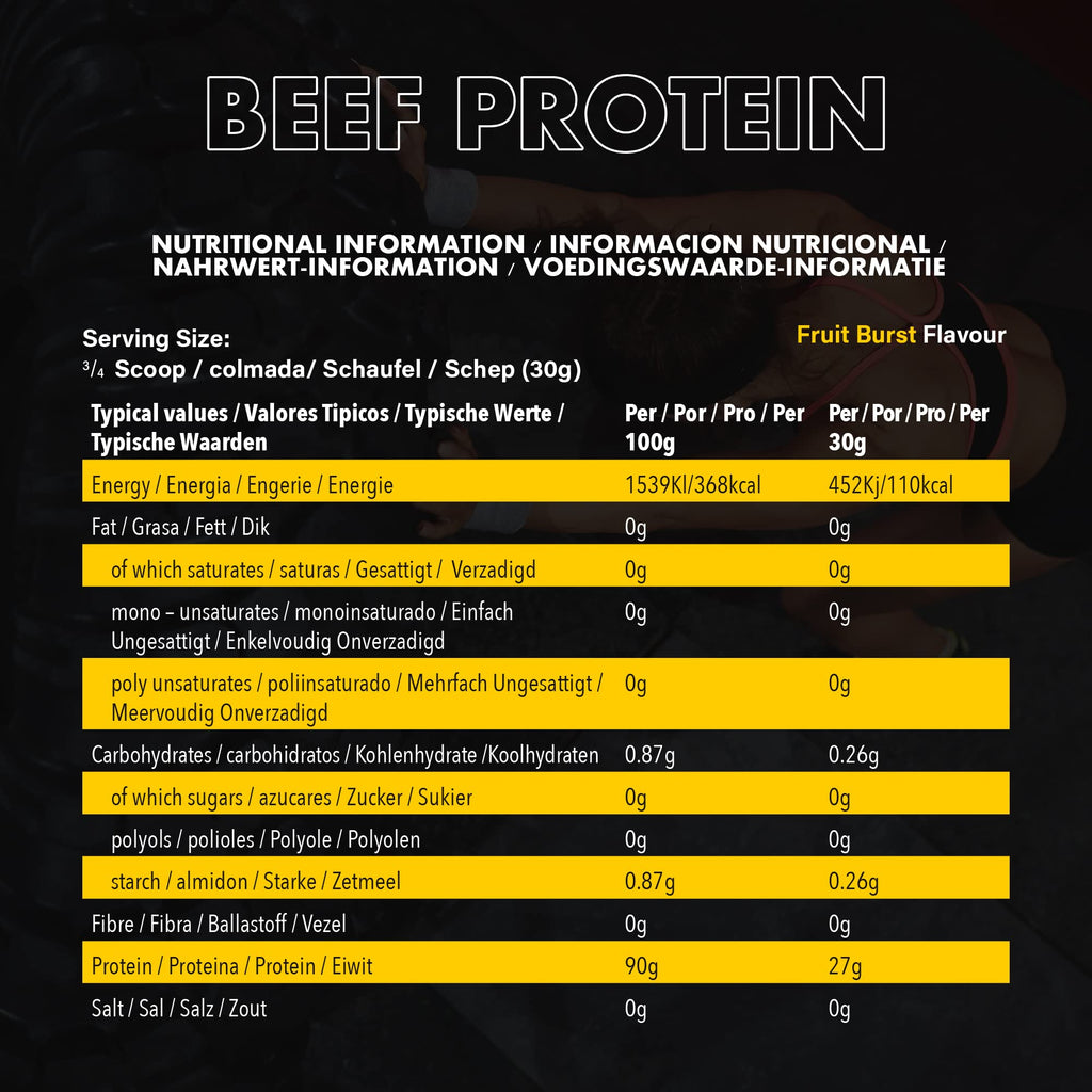 NXT Nutrition Beef Protein Isolate 1.8kg
