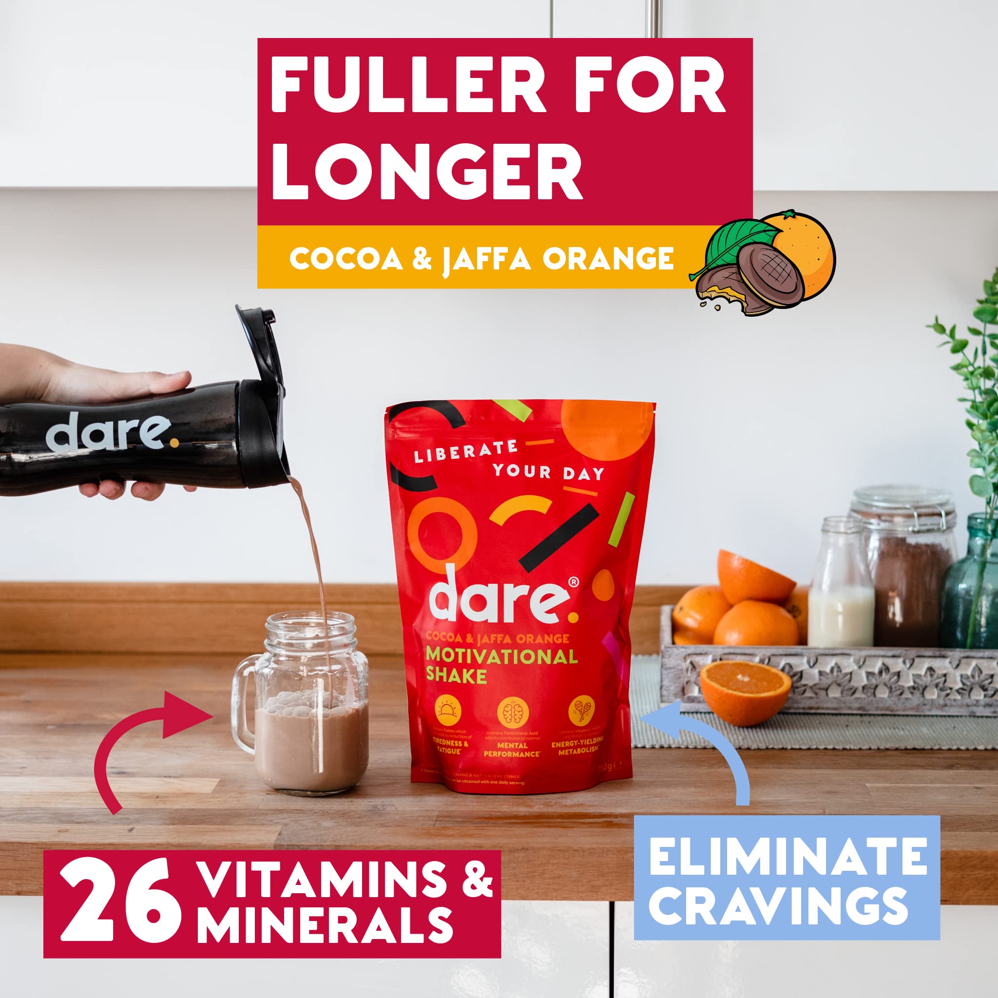 DARE Motivational Shake - Vegan Protein Powder