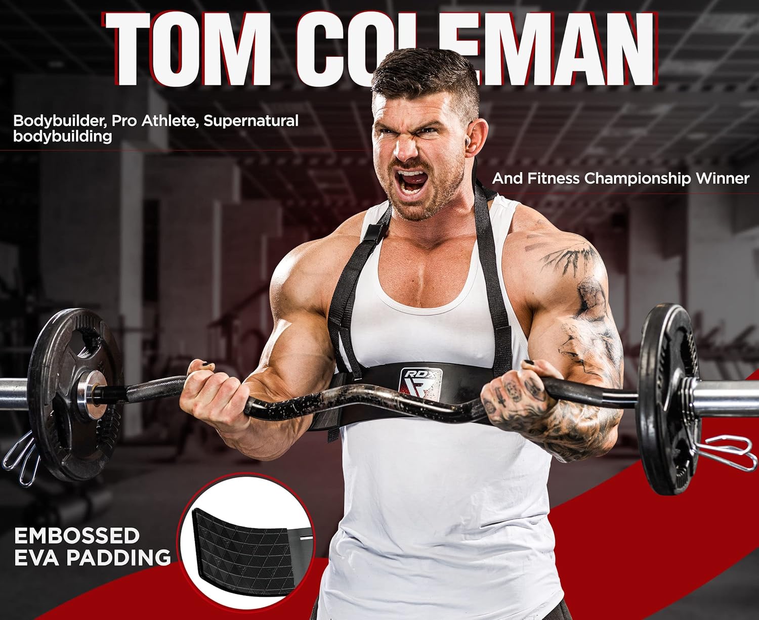 RDX Gym Arm Blaster Black