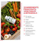 Reflex Nutrition Supergreens & Gut Support - 90 Veg Caps - Greens Capsules