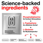 KA-EX PWD supplement packet with science-backed ingredients for muscle gain and recovery