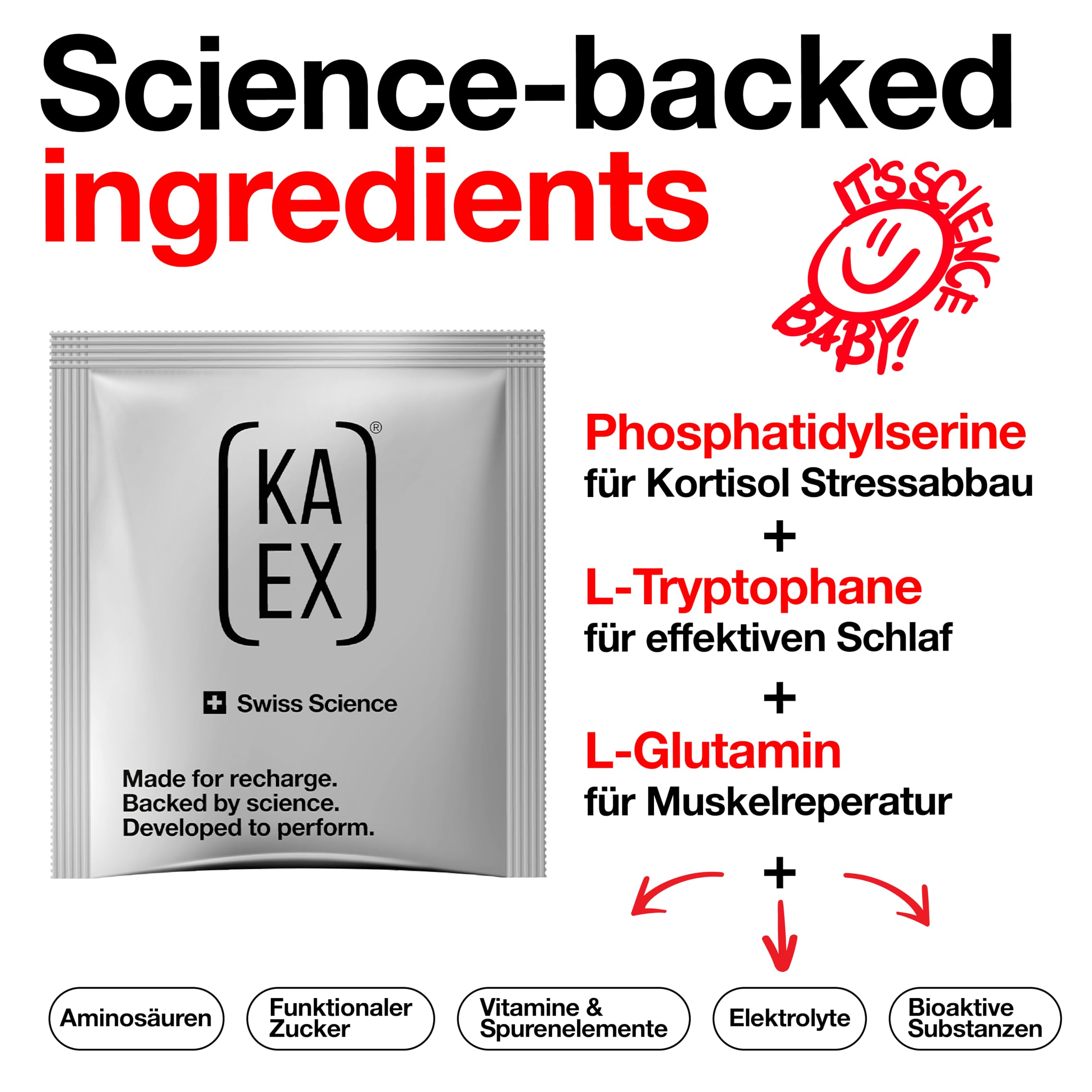 KA-EX PWD supplement packet with science-backed ingredients for muscle gain and recovery