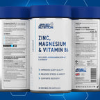 Applied Nutrition Zinc Magnesium and Vitamin B6 - 90 Caps - British Brands