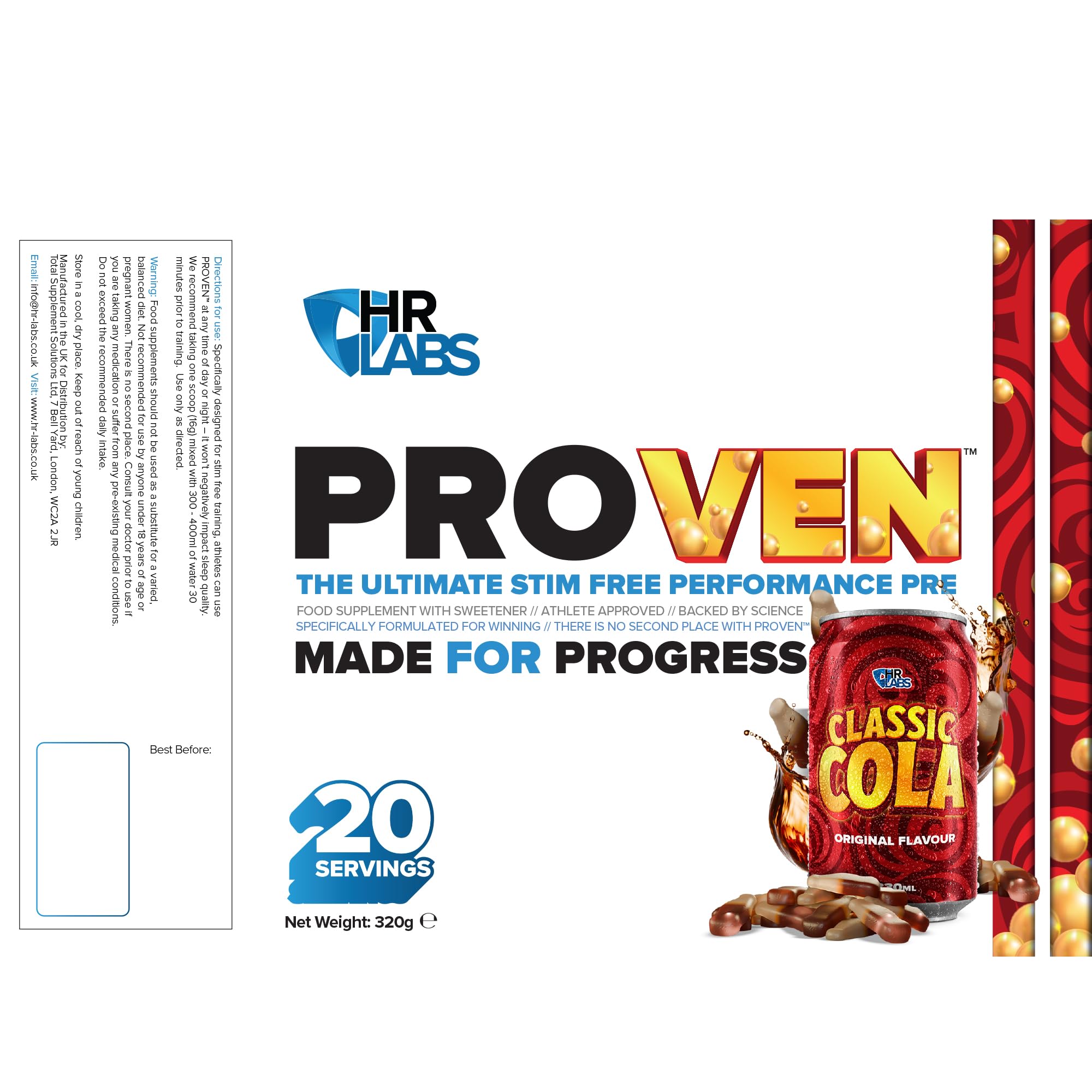 HR Labs Proven - Pre-Workout