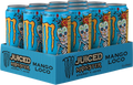12-pack of Monster Energy Juiced Mango Loco carbonated energy drinks in a box