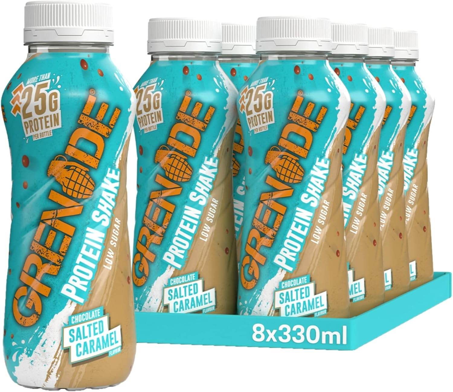 Grenade Protein Shake - 8x330ml / Salted Caramel - Ready-To-Drinks