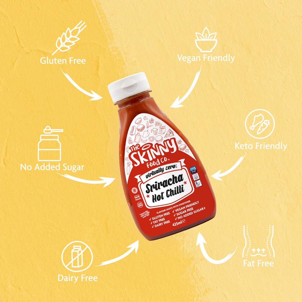 The Skinny Food Co Zero Calorie Sauce - 425ml / Sriracha - Sauces & Syrups