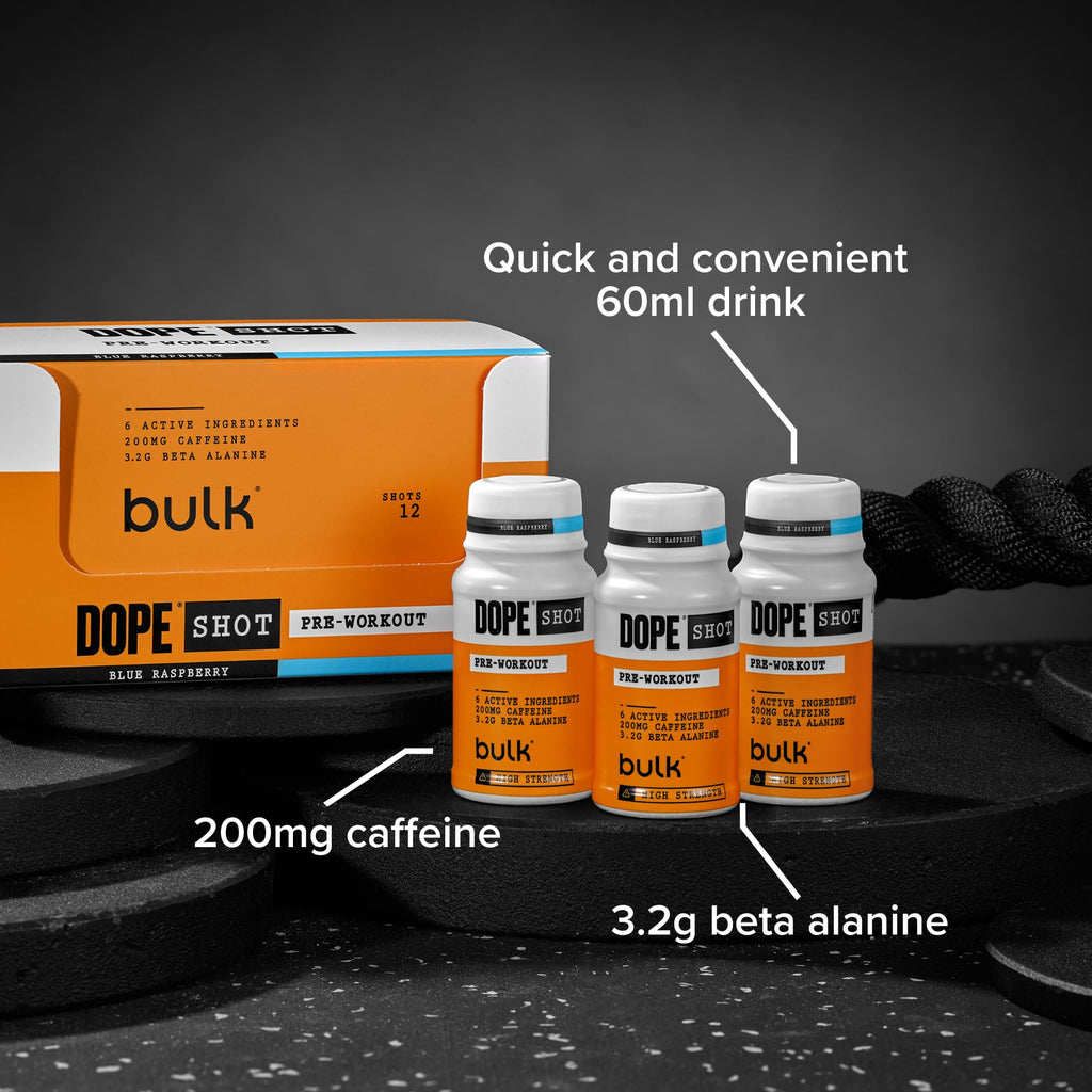 Bulk Dope Pre-Workout Shots 12x60g