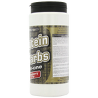 NutriSport Protein & Complex Carbs container with whey concentrate and strawberry flavor