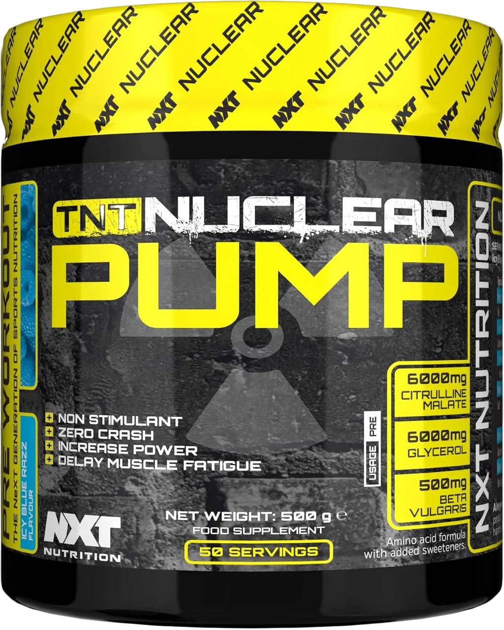 NXT Nutrition TNT Nuclear PUMP (Stim-Free) 500g