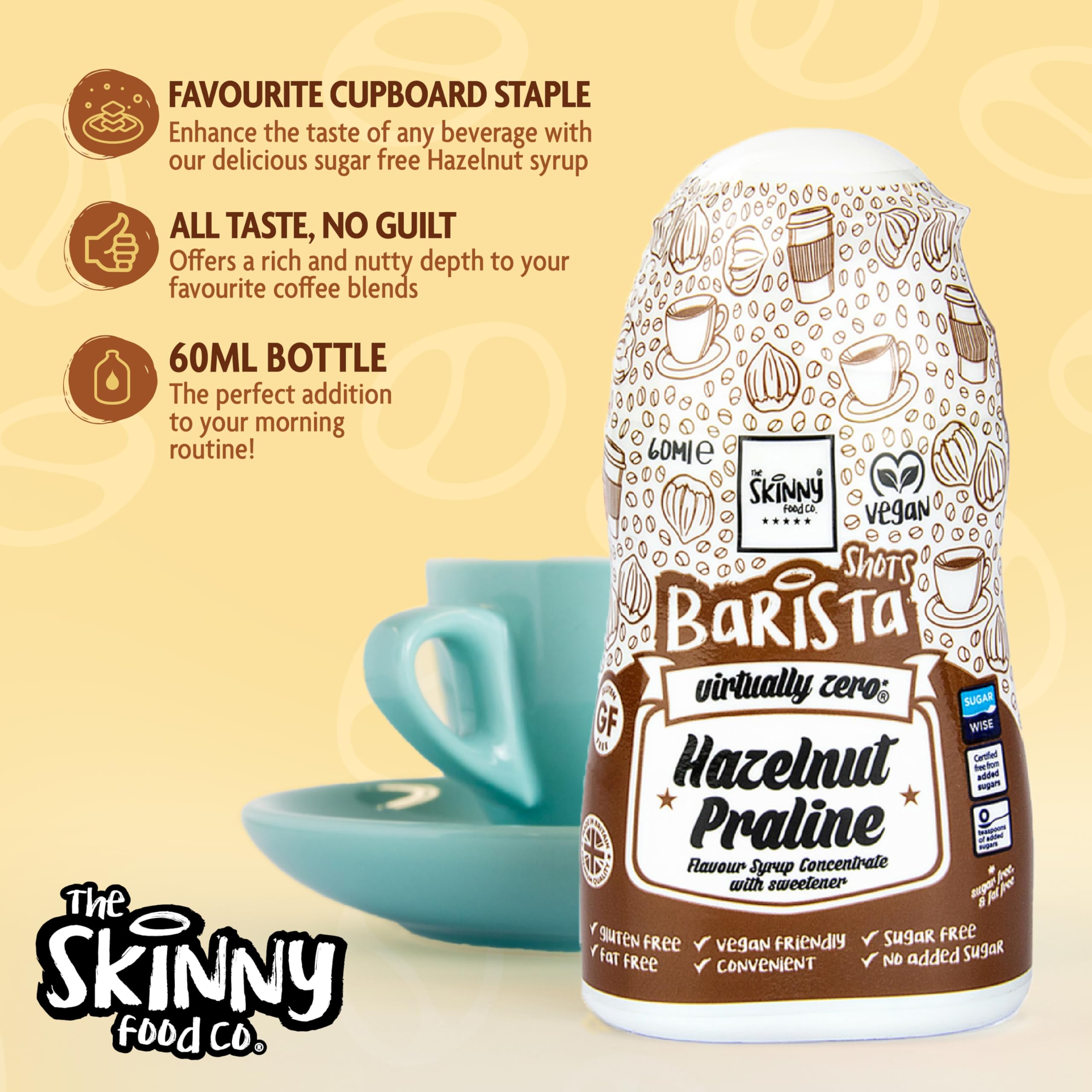 The Skinny Food Co Sugar Free Coffee Shots - Low Calorie Sauce