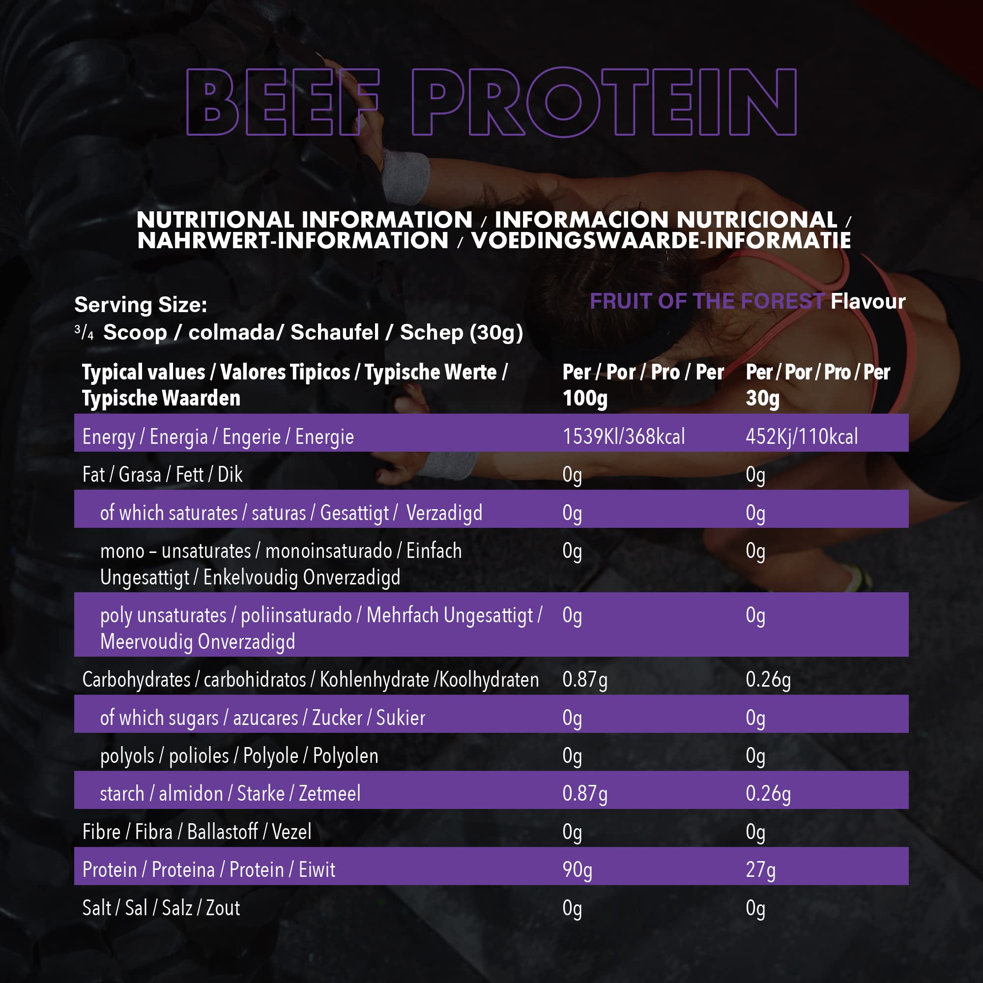NXT Nutrition Beef Protein Isolate 540g