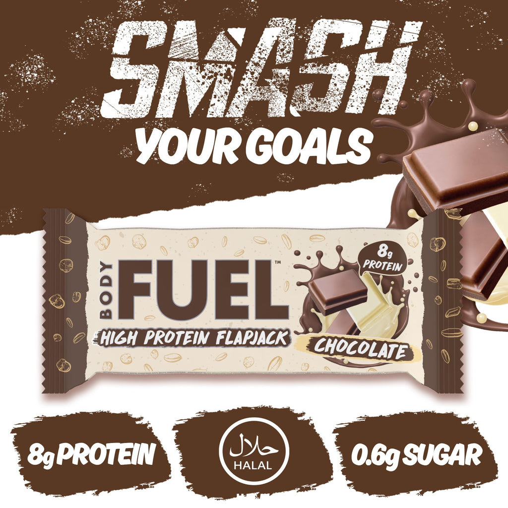 Applied Nutrition Body Fuel High Protein Flapjacks - British Brands