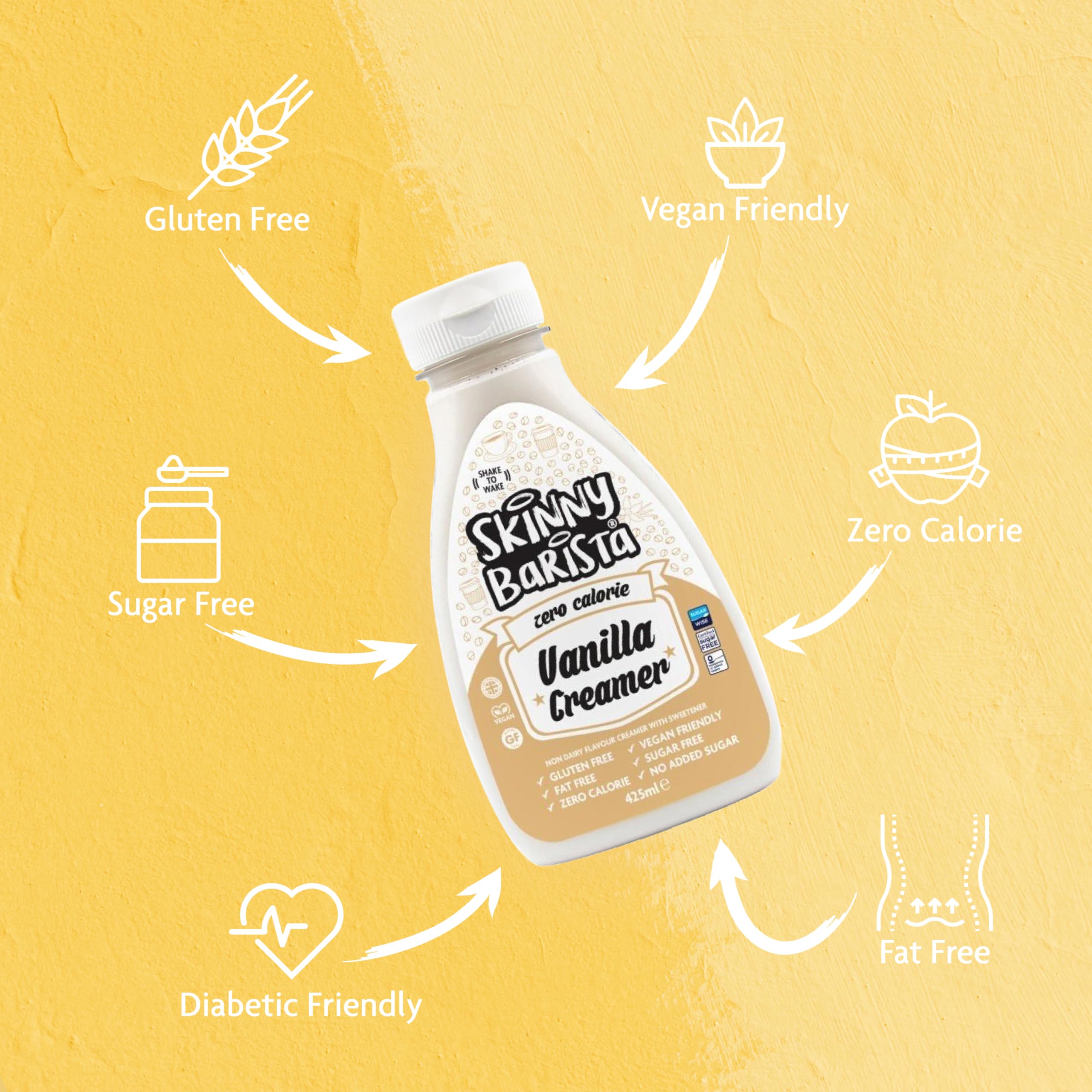 The Skinny Food Co Skinny Barista Coffee Creamer 425ml Vanilla