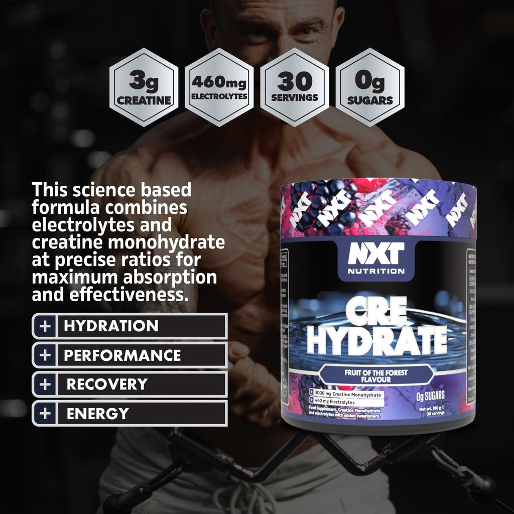 NXT Nutrition CRE Hydrate 180g